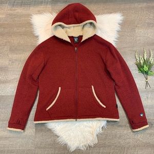 Kuhl Alfpaca Fleece Apres Hoodie Full Zip Jacket